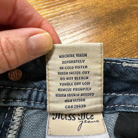 Miss Me Women’s Jeans size 30 Mid Rise Skinny Embellished Denim Pockets ME8545SR - Picture 11 of 12